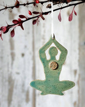 Load image into Gallery viewer, Lotus Pose Christmas Holiday Tree Ornament