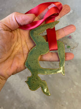 Load image into Gallery viewer, Aerial yoga christmas ornament