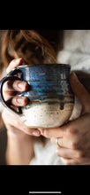 Load image into Gallery viewer, Tea hand holding Cup Clay Pottery Mug With Thumb Rest