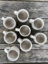 Load image into Gallery viewer, Speckled White Hand Thrown Stoneware Mug