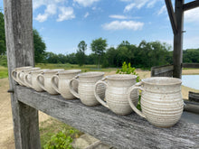 Load image into Gallery viewer, Speckled White Hand Thrown Stoneware Mug