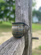 Load image into Gallery viewer, River Stone Blue Ceramic Coffee Mug