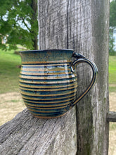 Load image into Gallery viewer, River Stone Blue Ceramic Coffee Mug
