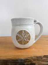 Load image into Gallery viewer, Snowflake Winter stoneware coffee Mug