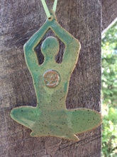 Load image into Gallery viewer, Lotus Pose Christmas Holiday Tree Ornament