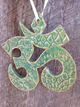 Load image into Gallery viewer, Yoga Om Ornament holiday christmas namaste tree wonter yogi