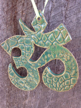 Load image into Gallery viewer, Yoga Om Ornament holiday christmas namaste tree wonter yogi