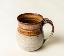 Load image into Gallery viewer, Pottery Coffee Mug with thumb rest Earth tones Ceramic Mug cup Clay
