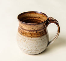 Load image into Gallery viewer, Pottery Coffee Mug with thumb rest Earth tones Ceramic Mug cup Clay
