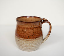 Load image into Gallery viewer, Pottery Coffee Mug with thumb rest Earth tones Ceramic Mug cup Clay
