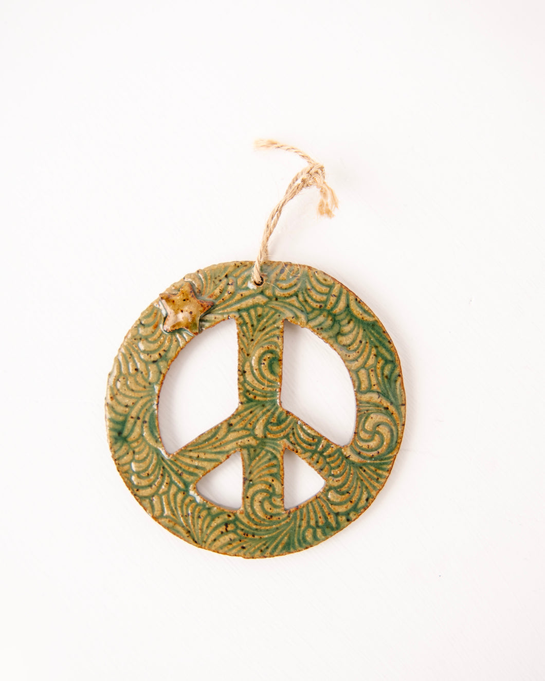 Christmas - Holiday Ornament:  Peace Sign