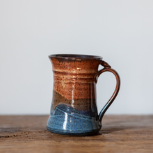 Load image into Gallery viewer, Hand thrown 14oz coffee mug 
