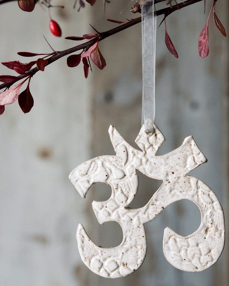 Om Yoga Ornament namaste Yoga holiday yogi