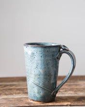 Load image into Gallery viewer, Tall Ceramic Tea Mug  with thumb holder

