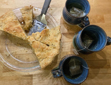 Load image into Gallery viewer, Tea Cup Clay Pottery Mugs and pie
