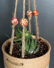 Load image into Gallery viewer, Hanging Pottery Planter - Handmade
