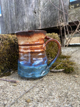 Load image into Gallery viewer, Hand thrown 14oz coffee mug 
