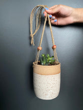 Load image into Gallery viewer, Hanging Pottery Planter - Handmade
