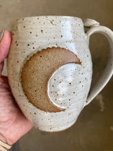 Load image into Gallery viewer, Moon mug| Beautiful speckled white glaze
