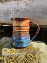 Load image into Gallery viewer, Hand thrown 14oz coffee mug 
