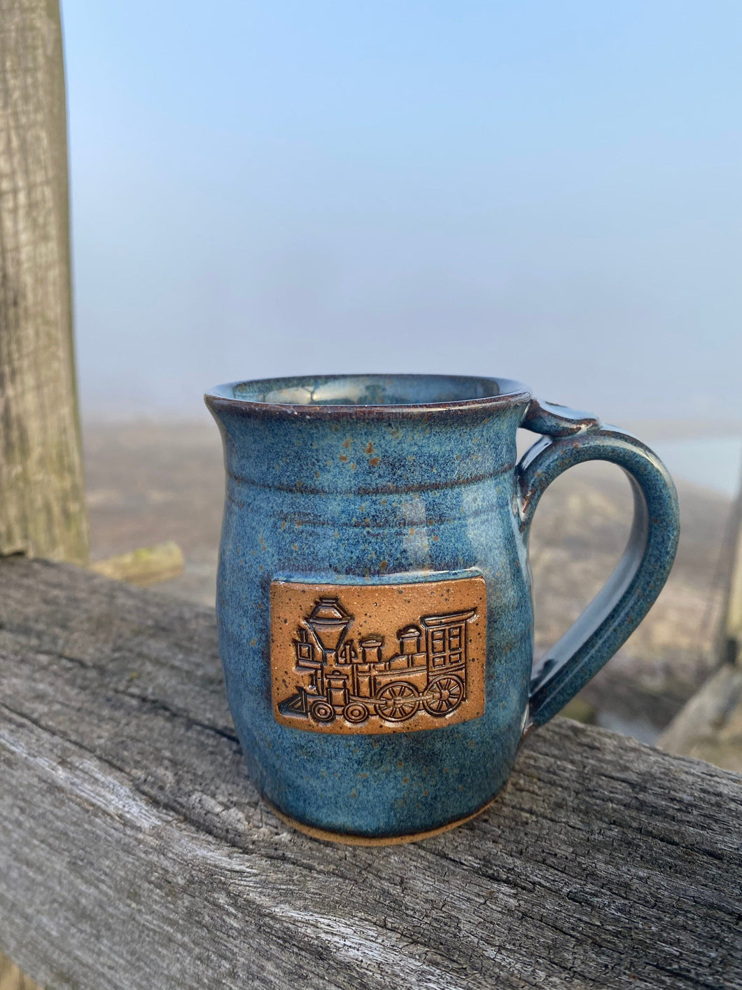 Easter Themed Kids Ceramic Mug With Train