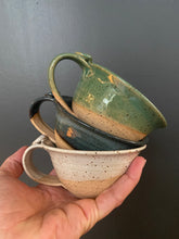 Load image into Gallery viewer, Hand Thrown Ceramic Cappuccino Mug Cup 
