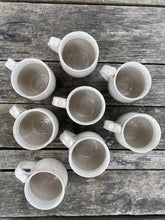Load image into Gallery viewer, Speckled White Hand Thrown Stoneware Mug
