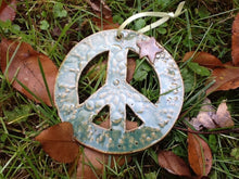 Load image into Gallery viewer, Christmas - Holiday Ornament:  Peace Sign
