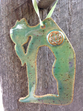 Load image into Gallery viewer, Yoga Ornament, Christmas Ornament of Camel Pose Ustrasana
